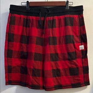 Men’s Express Plaid Print Sweatshorts